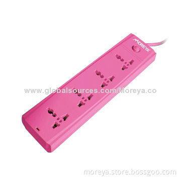 Universal Standard Power Strip, One Switch Control and 4-gang